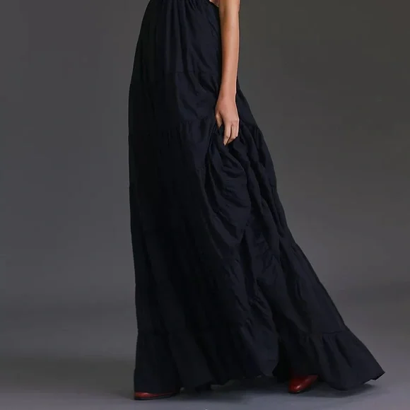 NWT Anthropologie Erika Peña Halter Maxi Dress O/S Z359-22